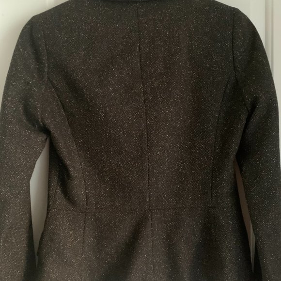 H&M Women’s Wool Blazer Brown Size 4 - Picture 5 of 9